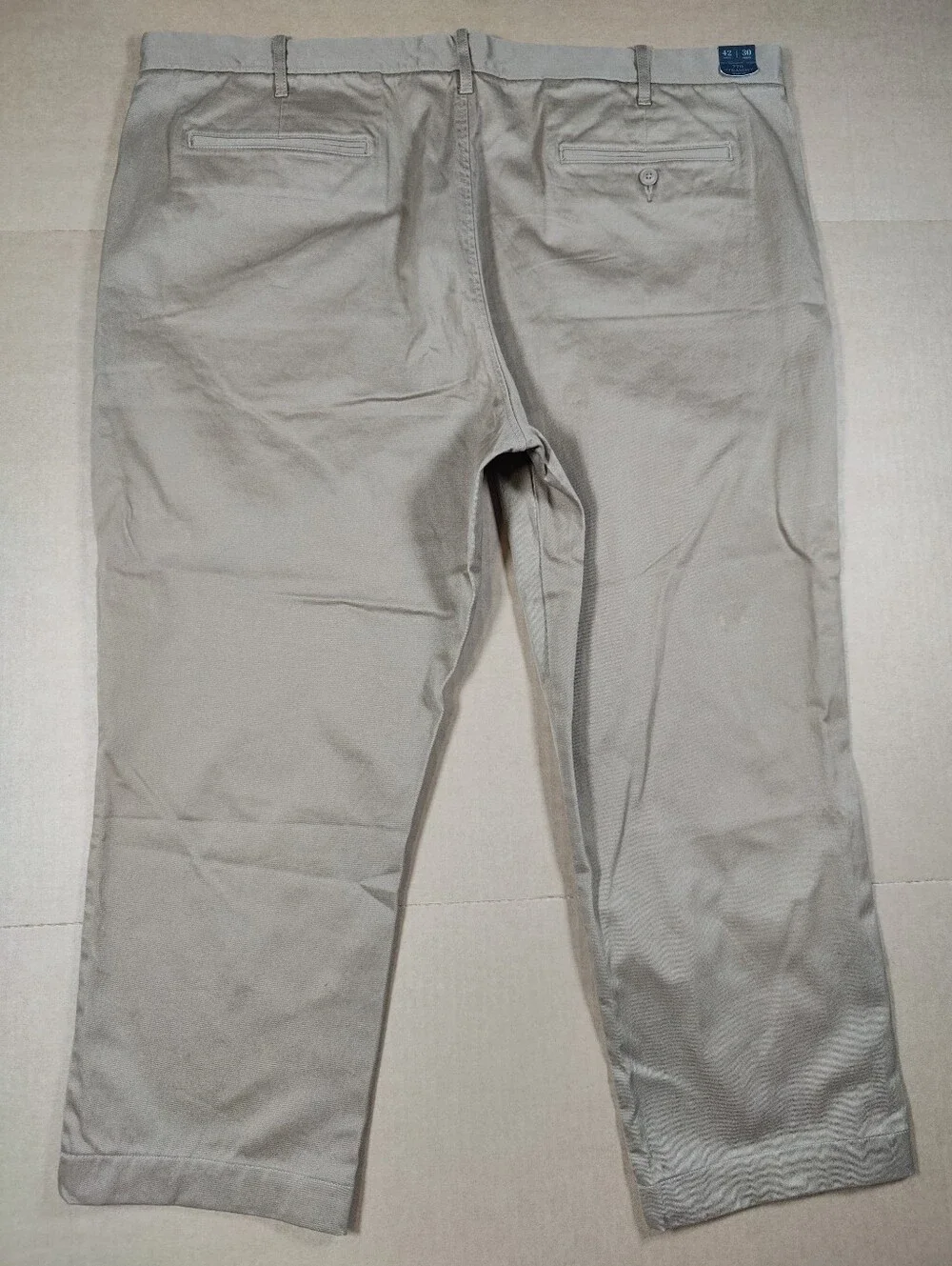 NWT J.Crew Lot Of 2 Broken-In Brown Beige 770 Straight Cotton Chinos Sz 42Wx25L
